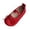 Red, variant on Girls' Solid Single Shoes, Bow Princess Velvet Mary Jane Flats,Girls Shoes Gold 11(28)