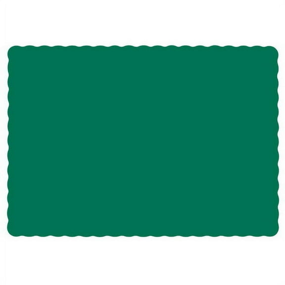 HFM310528 - Hoffmaster 9-1/2 x 13-1/2 Hunter Green | 1000/Case