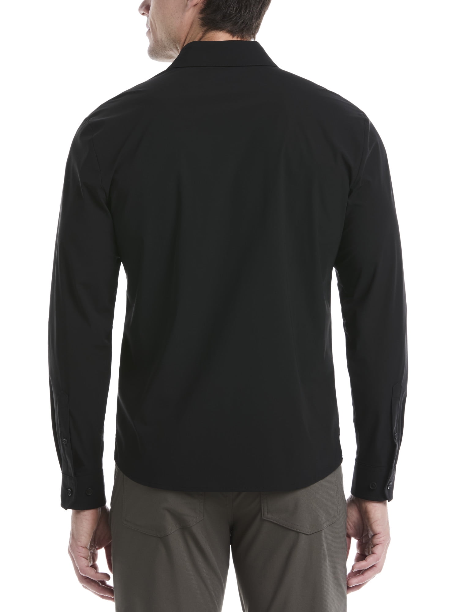 Ben Hogan Men's and Big Men's Performance Long Sleeve Button-Down Golf Shirt, Size S-5XL
