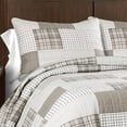 thumbnail image 4 of Lush Decor Greenville Cotton Reversible Quilt, Full/Queen, Navy, 3-Pc Set, 4 of 8