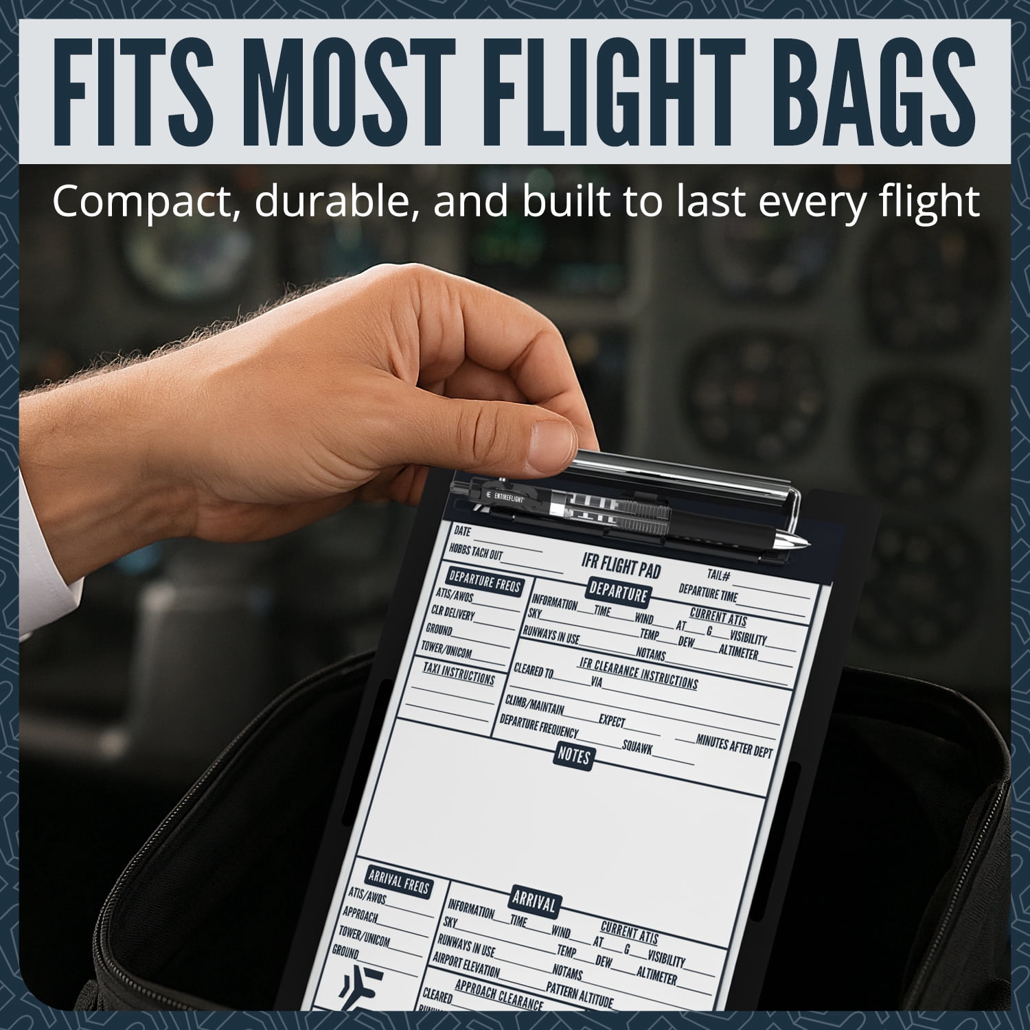 EntireFlight IFR Pilot Kneeboard and Flight Pad