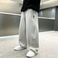 thumbnail image 5 of Teen Boys Sweatpants Wide Leg Baggy Pants Open Bottom Athletic Sweat Pants Casual Kids Youth Boys' Pants Pockets Size 5‐16 Years, 5 of 9