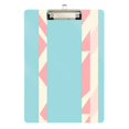 thumbnail image 2 of Candy Stripe Pattern 12.5x9in Clipboard, Durable Acrylic with Metal Clip and Wall Hook for Office or Classroom, 2 of 10