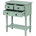 thumbnail image 6 of Entryway Table with Drawers & Shelf, SEGMART 23"x13" Small Console Table Sofa Table with Storage, Elegant Console Table Small Entry Table for Small Spaces Living Room Hallway Foyer Study, Retro Blue, 6 of 9