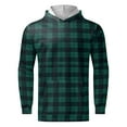 thumbnail image 4 of Patlollav Mens Autumn Sweaters Clearance Hooded Pullover Retro Sports Tops, 4 of 6