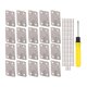 thumbnail image 1 of 20 piezas de placas de reparación planas y rectas de metal para sofá, mesa, silla, 2,4 x 1,5 pulgadas, 1 of 3