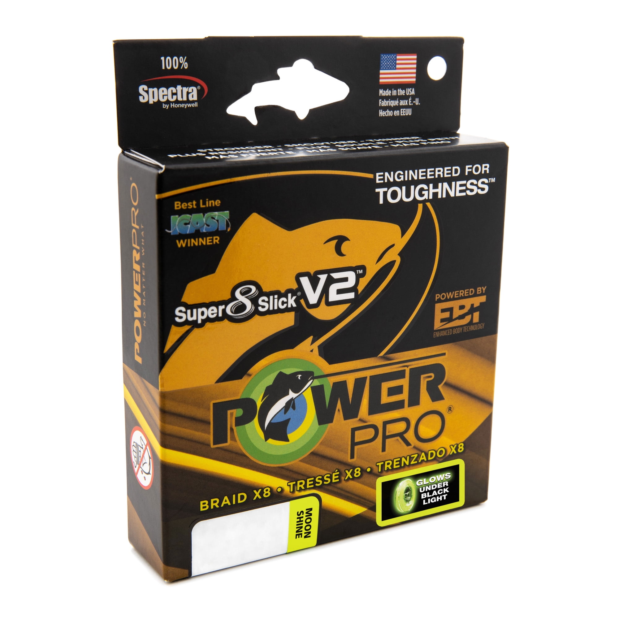 PowerPro Braided Fishing Line, ppr ssv2 8lb x 150yd wht,  [31500080150W]