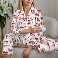 thumbnail image 6 of Sigee Halloween for Women’s Pajama Sets Long-Sleeved Pjs Sets for Women 2 piece Sleepwear-Medium, 6 of 7