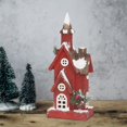 thumbnail image 3 of Casa Navidad Luces LED Escena de de Invierno Paisaje Estilo B 15x11x40cm Gloria Casa de pueblo, 3 of 9