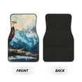 thumbnail image 2 of Pofeuu Iceberg Bald Eagle Print Car Foot Mat Set of 4 Pieces - All-Weather Full Set Floor Mats for Cars Trucks SUVs, 2 of 7