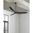 thumbnail image 5 of 3 Blade Ceiling Fan with Handheld Control in Contemporary Style 70 inches Wide By 11.7 inches High-Matte White Finish-Light Grey Weathered Oak Blade, 5 of 10