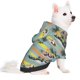 thumbnail image 2 of Fotbe Hawaiian Style Sudadera con Estampado para Perros Pequeños – Suéter con Capucha para Mascotas, Tela Suave de Forro Polar con Bolsillo-Small, 2 of 7