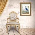thumbnail image 3 of Wilson, Aimee 25x32 Gold Ornate Wood Framed with Double Matting Museum Art Print Titled - Blue Heron, 3 of 4