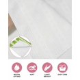 thumbnail image 6 of Saint Patrick's Day Kitchen Dish Towels for Drying Dishes Set of 2, Green Colorful Clovers Leaves Stripes Waffle Weave Microfiber Hand Tea Bathroom Towels Quick Dry & Absorbent Towel 12x12, 6 of 7