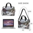 thumbnail image 3 of FORMRS 16" Laptop Bag Carrying Sleeve Case with Handle Travel Shoulder Briefcase, River and Mountains, 3 of 8