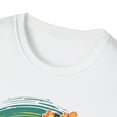 thumbnail image 4 of Colorful Sunset Wave - Unisex Softstyle T-Shirt - Waves Design #41, 4 of 4