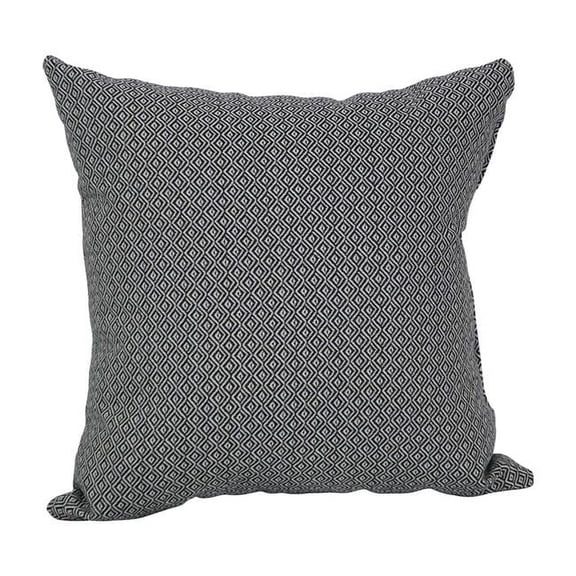 Blazing Needles 9910-S1-ID-099 17 in. Jacquard Throw Pillows with Inserts, Hazeltsb Domino