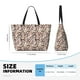 thumbnail image 4 of Fotbe Brown Sloth Bolsa de Viaje para Playa - Resistente al Agua, Bolsa Tote de Gran Capacidad y Ligera con 7 Bolsillos para Mujeres y Hombres, 4 of 7