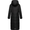 thumbnail image 3 of Marikoo Women's Extra-Long Quilted Winter Jacket - Detachable Hood - Calf-Length - Hingucker XIV, 3 of 6
