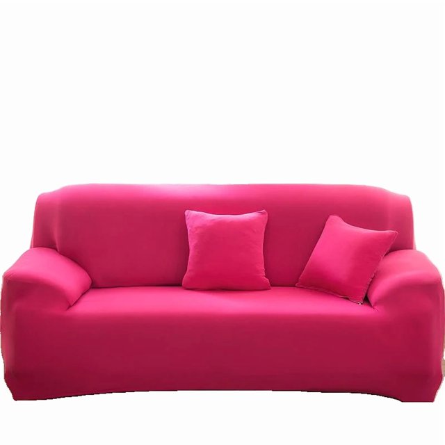 Elastic Solid Color Sofa Cover L Shaped Corner Couch Slipcover 1 2 3 4 Seater Chair Protector for Living Room
