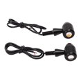 thumbnail image 1 of Clignotants LED, Clignotants en Alliage d'Aluminium LED Shell Plug And Play Jaune Ambre pour Scooter Sport Moto Type 1, Type 2, Type 3, 1 of 8