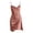 Brick Red, variant on Nightgowns for Women Knee Length Split Slip Dress Short Nightdress Elegant Sleeveless Satin Nightgowns for Women Bedroom Party Nightwear Size XL Red