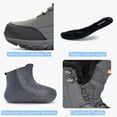 thumbnail image 3 of Botas de nieve SHULOOK impermeables con forro de piel cálida para hombre de invierno, 3 of 6