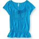 thumbnail image 1 of Aeropostale Blusa de punto sólido bohemio para mujer, azul, extragrande Aeropostale  Tejer, 1 of 1