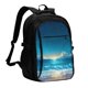 thumbnail image 1 of Fotbe Night Sky Beach Scene Mochila con Estampado y Puerto USB para Hombre y Mujer, Mochila Antirrobo, Mochila de Viaje, Mochila Escolar, Mochila Universitaria, 1 of 7