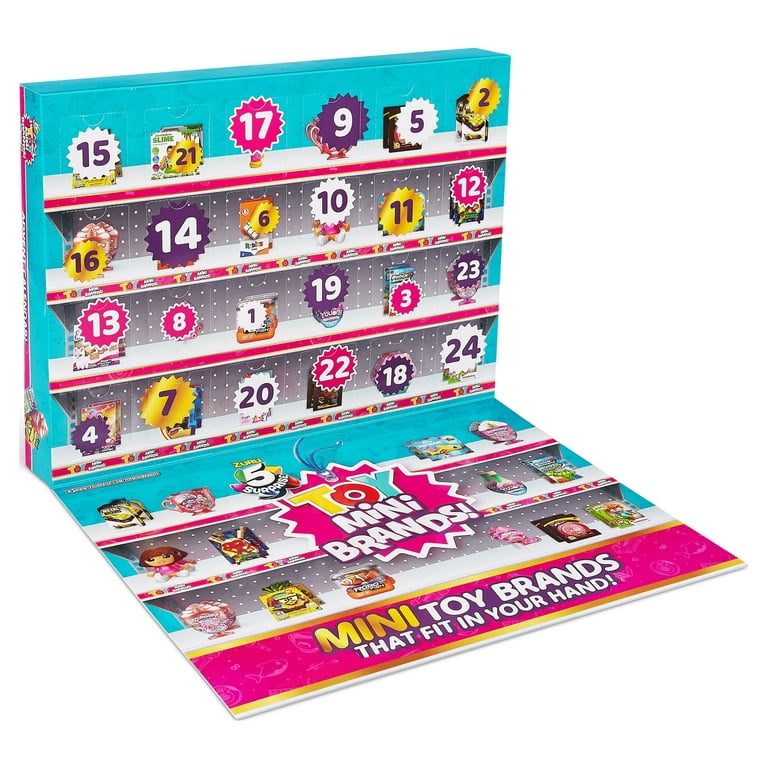  Mini Brands Advent Calendar 2023 by ZURU Mini Brands Limited  Edition Advent Calendar with 4 Exclusive Minis, Mystery Collectibles Toys  Comes with 24 Minis(Multi color) : Mini Brands: Home & Kitchen