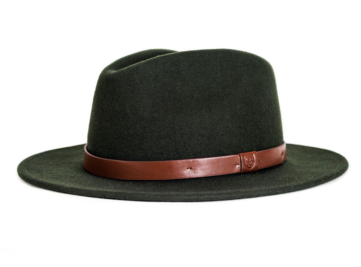 BRIXTON Cappello Fedora Messer In Feltro Di Lana, Unisex, Stile Vintage