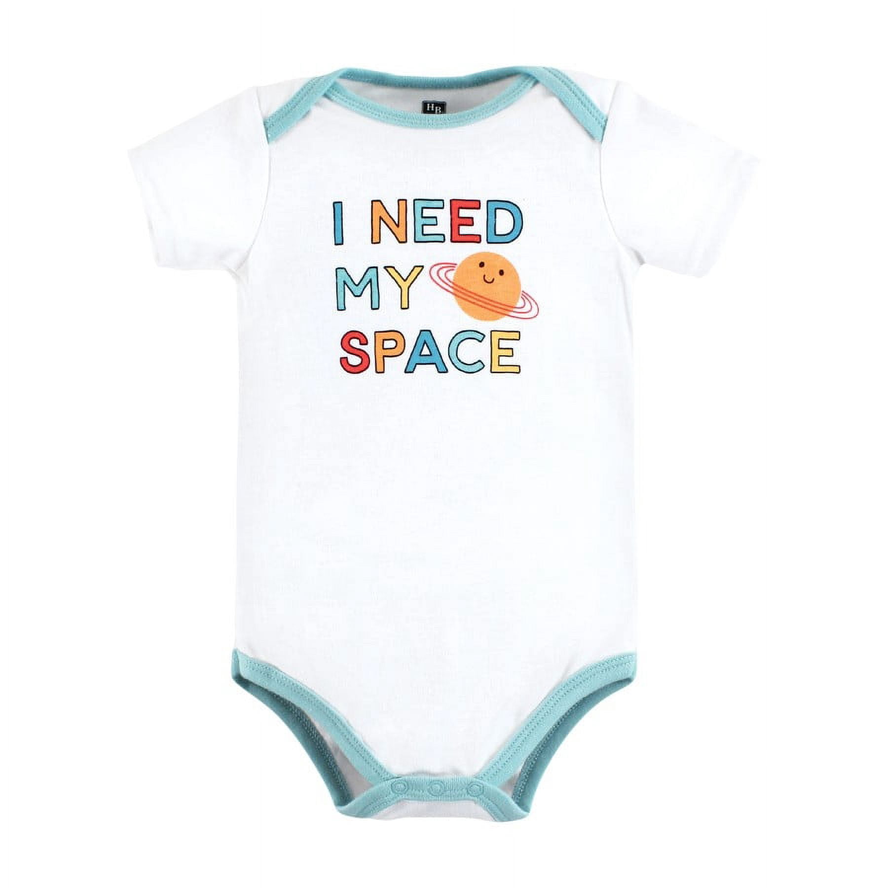 Hudson Baby Cotton Bodysuits, Happy Planets, Preemie