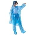 thumbnail image 3 of Naiovety Chubasquero de una sola pieza, pantalones impermeables, ropa de lluvia PE para viajes al aire libre para adultos, mujeres, hombres, Color Type3 NO3 Naiovety HA007210-00, 3 of 6