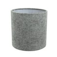 thumbnail image 5 of Aspen Creative 31191 Transitional Drum (Cylinder) Shaped Clip-on Construction Lamp Shade in Grey, 5" Wide (5" x 5" x 5"), 5 of 6