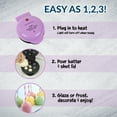 thumbnail image 4 of Nostalgia MCKP5VP My Mini Cake Pop Maker, Purple, 4 of 10