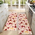 thumbnail image 4 of Kitchen Rugs Sets Of 2,Beige Christmas Santa Pattern Anti Fatigue Kitchen Mat Rugs Non Slip Washable,Decorative Kitchen Floor Mats for Kitchen,Sink,Laundry,17"X47", 4 of 5