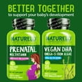 thumbnail image 5 of NATURELO Prenatal Multivitamin with Gentle Chelated Iron, Methyl Folate, Plant Calcium & Choline - Vegan, Vegetarian - Non-GMO - Gluten Free - 180 Capsules - 2 Month Supply, 5 of 9
