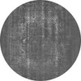 thumbnail image 1 of Ahgly Company Indoor Round Oriental Gray Industrial Area Rugs, 8' Round, 1 of 4
