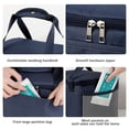 thumbnail image 4 of Bolsas de almuerzo Laklulu para mujeres y hombres, bolsa de almuerzo aislada para el trabajo, la oficina, el picnic, bolsa térmica para el almuerzo, lonchera a prueba de fugas, 4 of 5