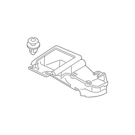 Genuine OE Honda Air Inlet Baffle - 17245-5G0-A00 Fits select: 2013-2017 HONDA ACCORD