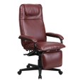 thumbnail image 1 of Scranton & Co Chaise de Bureau Inclinable en Similicuir Contemporain Rouge, 1 of 2