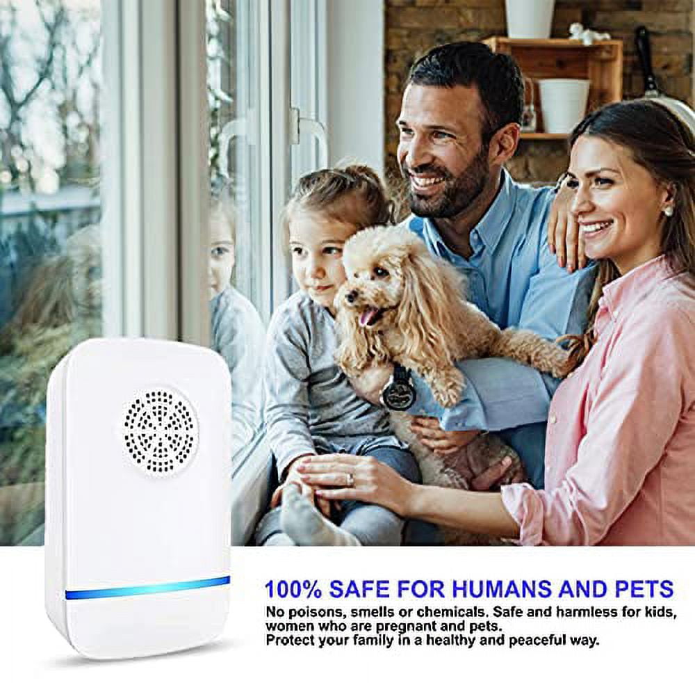 Ultrasonic Pest Repeller Pest Repellent Ultrasonic Plug in Electronic Pest Repeller Pest Reject for Insect Roach Mice Spider Ant Bug Mosquito Repellent for House Garage Warehouse Office (6 Pack)