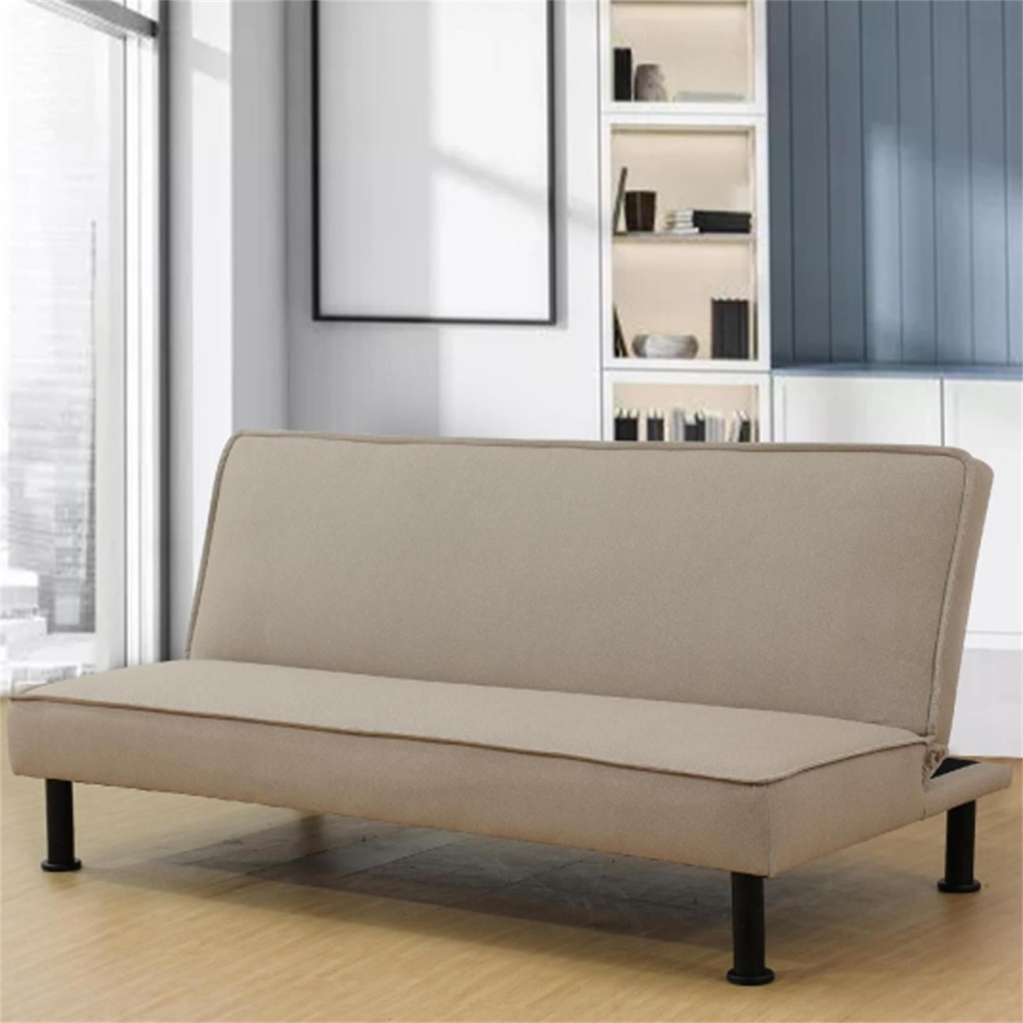 Kadyn Futon Sofa Bed, Convertible Futon for Living Room, Futon Sleeper Sofa, Khaki Kadyn Futon Sofa Bed, Convertible Futon for Living Room, Futon Sleeper Sofa, Khaki
