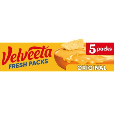 Velveeta Fresh Packs Original Melting Cheese Dip & Sauce, 5 ct Blocks