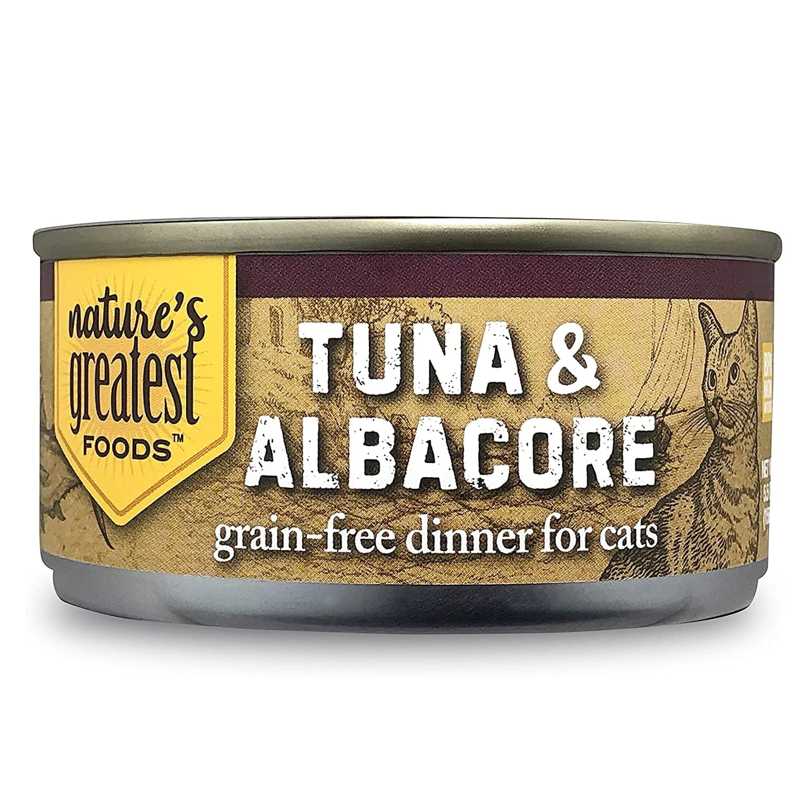 Grain-Free Wet Cat Food Tuna Albacore, oz, 24 Jordan Ubuy