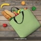 thumbnail image 5 of Fotbe Green Gingham Bolsa Tote con Estampado para Mujer, Bolsos con Cremallera, Bolsa de Hombro Casual de Gran Capacidad con Bolsillos Internos, 5 of 7