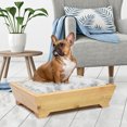 thumbnail image 4 of Moots Timber Pet Bed Light with Luxury Cushion Platinum Small, 4 of 12