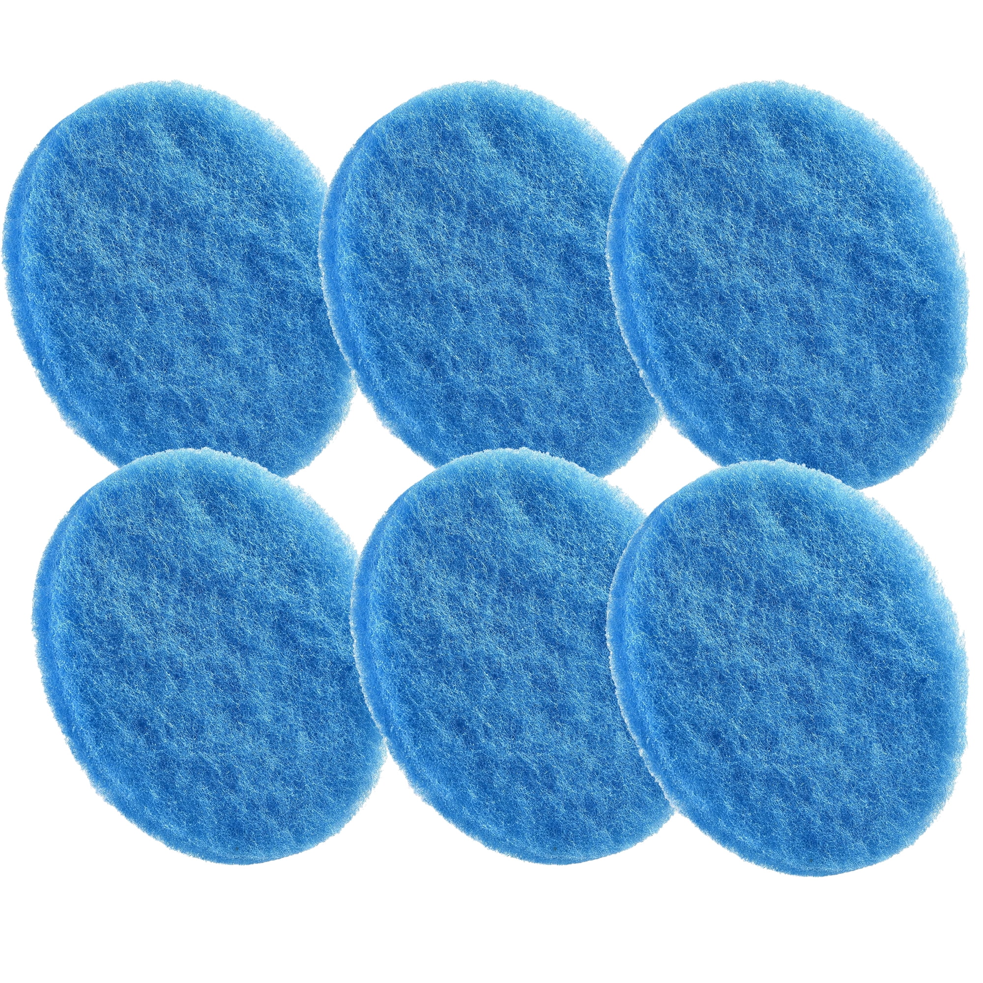 Qzbhct 12 Pcs Blue Fine Filter Pad for Fluval Fx4 FX5 FX6 Canister Filter Aquarium Filter Sponge Replacement
