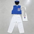 thumbnail image 5 of Mail Carrier Dress-Up Set Complete Postman Role Play Outfit with Satchel Hat Halloween Party 5-10Y, 5 of 8