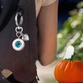 thumbnail image 6 of 1 PC Goth Keychain Horror Eyeball Bag Charms Halloween Accessories Gothic Heart keychain Key Ring Decor Cool Purse Charms for Men Women, 6 of 6